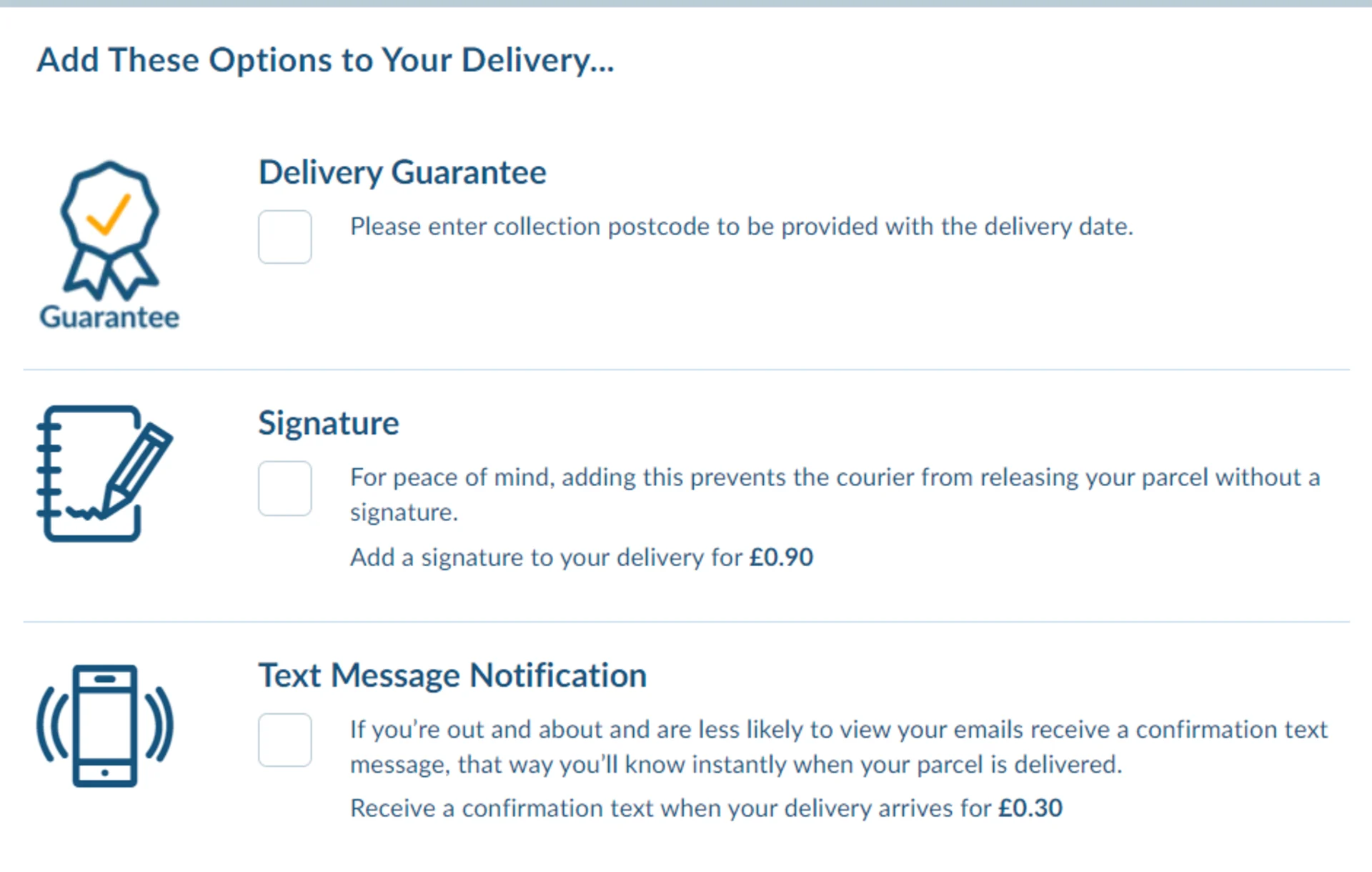 image for content hub page: Additional Options for Your Parcel Delivery