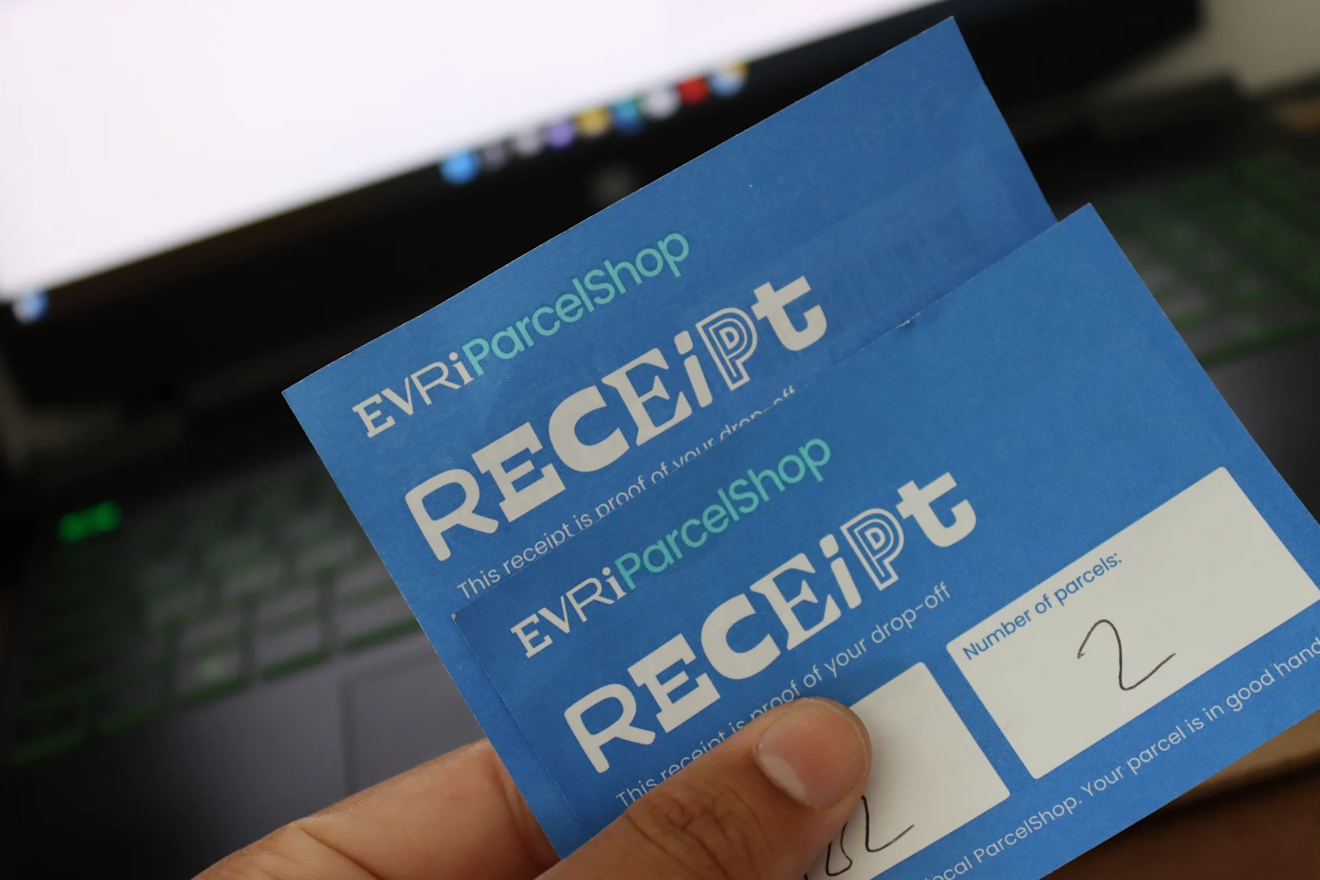 Evri courier drop off