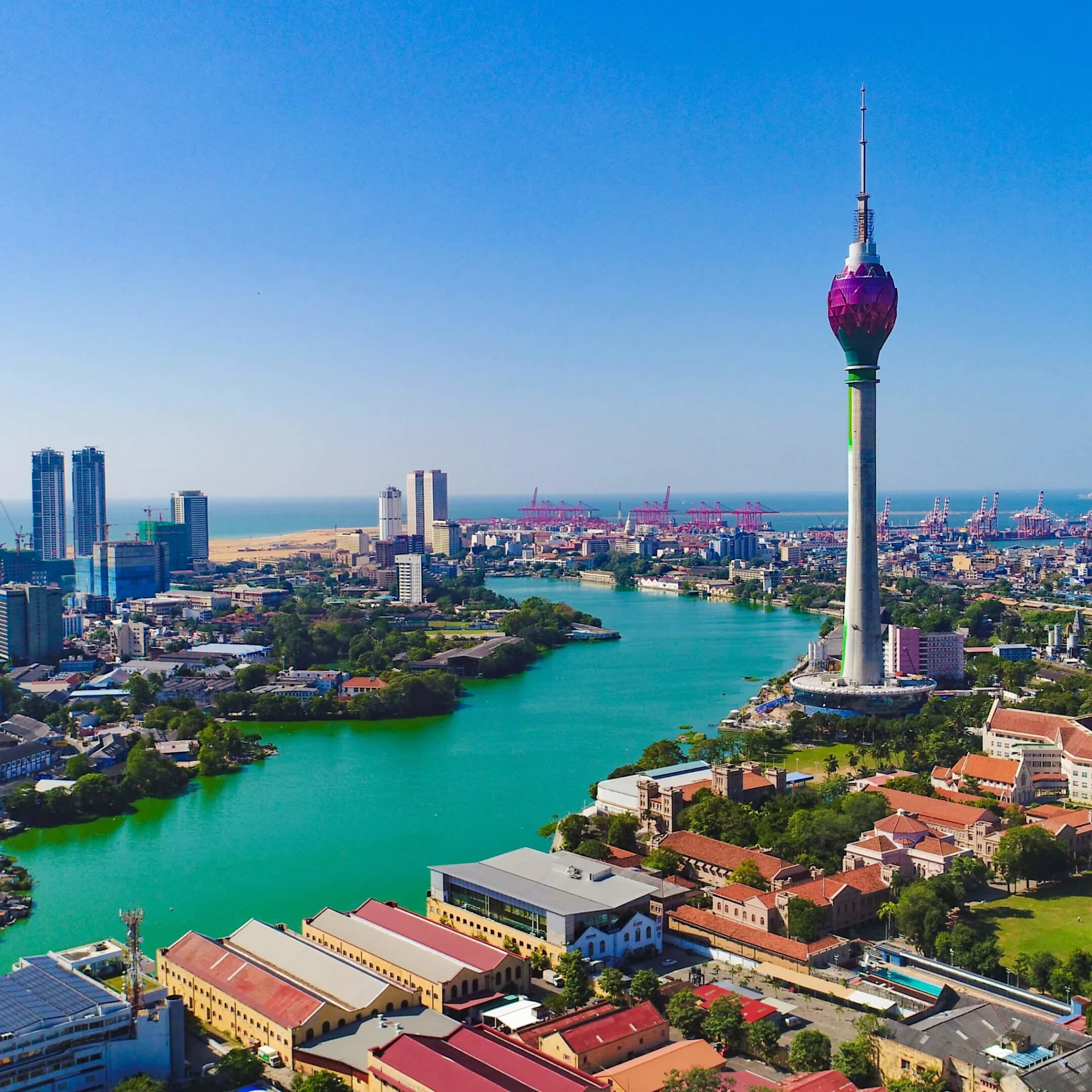 Sri Lanka city skyline