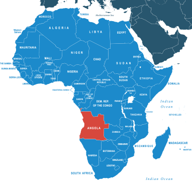 Parcel delivery to Angola