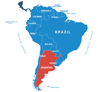 Parcel delivery to Argentina