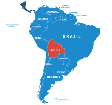 Parcel delivery to Bolivia