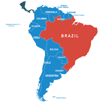 Parcel delivery to Brazil