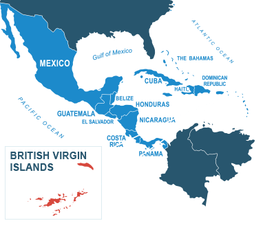 Parcel delivery to British Virgin Islands