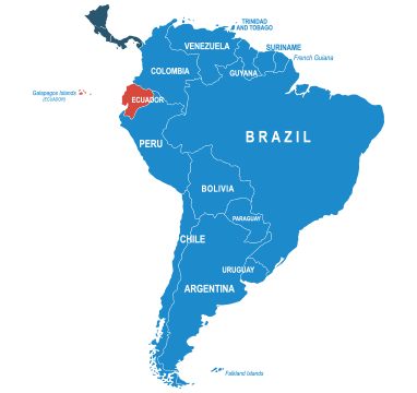 Parcel delivery to Ecuador