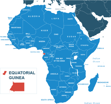 Parcel delivery to Equatorial Guinea