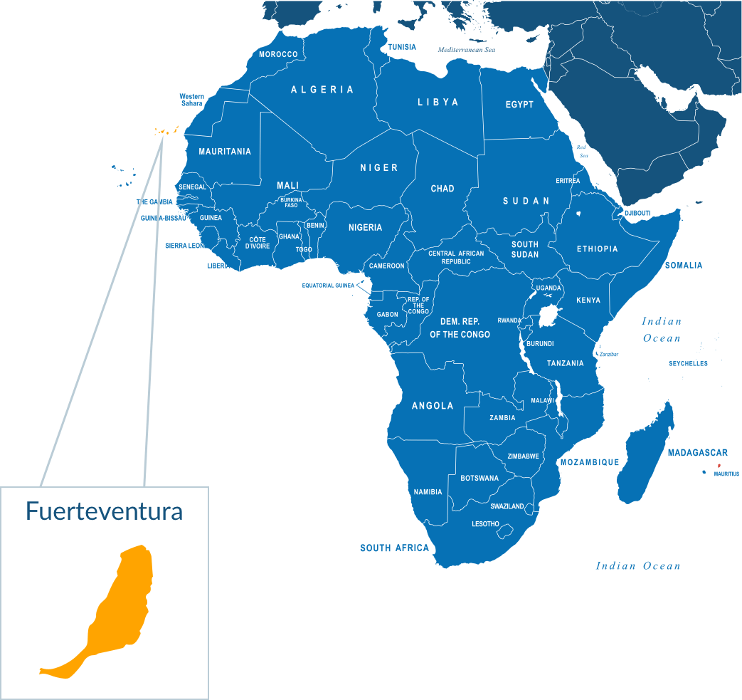 Parcel delivery to Fuerteventura