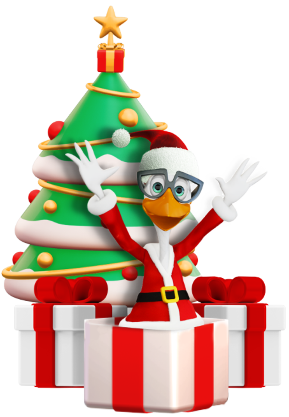 Sven in Santa Claus Outfit