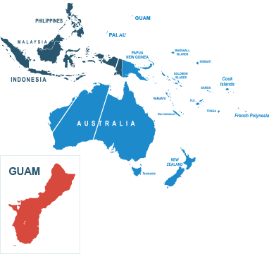 Parcel delivery to Guam