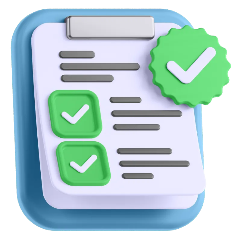 Customs checklist graphic