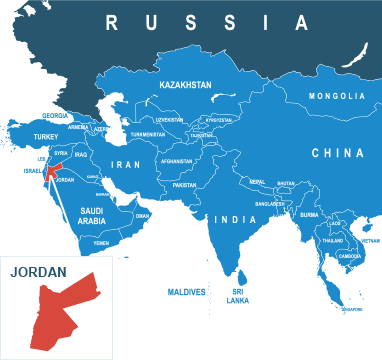Parcel delivery to Jordan