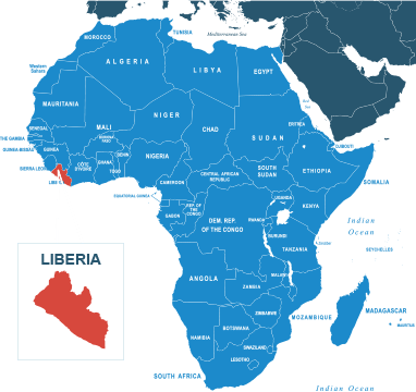 Parcel delivery to Liberia