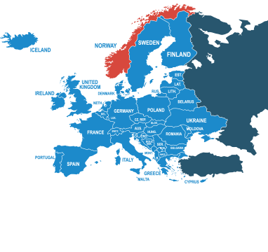 Parcel delivery to Norway