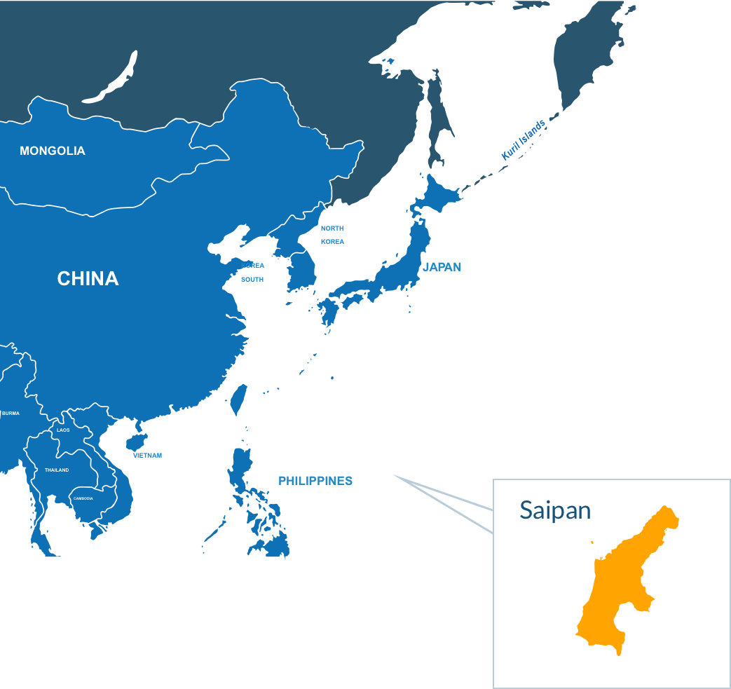 Parcel delivery to Saipan