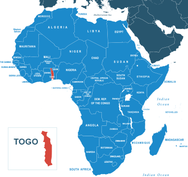 Parcel delivery to Togo